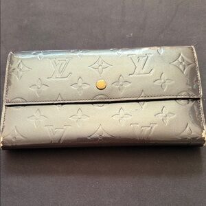 Louis Vuitton Black Embossed Women's Wallet